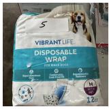 Disposable wrap for dogs