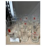 Miscellaneous beer glasses