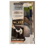 Scrubber attachment set