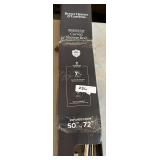 Curved shower curtain rod