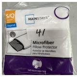 Microfiber pillow protectors