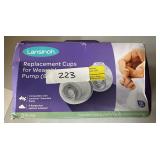 Replacement cups for wearable pump