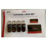 Luggage lock set