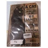 Metal sign