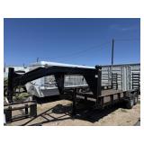 2002 18' Ameritrail gooseneck trailer. 6k lbs.