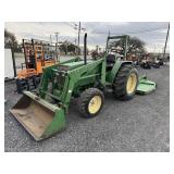 JD 990 diesel 4x4 tractor with 430 loader and LX9