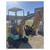 CFG Industrial MX15R mini excavator, fixed thumb.