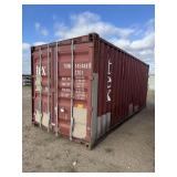 Used 20' shipping container. contents have been