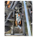 Wolverine ADB-13-1218R skid steer auger set. 12'
