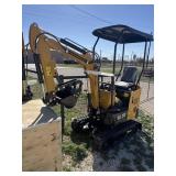 CFG Industrial H12R mini excavator, fixed thumb.