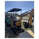 CFG Industrial H12R mini excavator, fixed thumb.