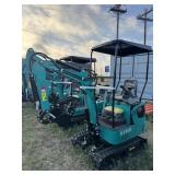 CF Industry KV16R gas powered mini excavator.