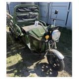 Hunter Green Model ET13 Electric Tricycle with