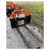 Wolverine Model FK-11-48 Skid Steer Pallet Forks