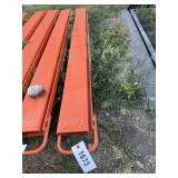 Pallet fork extensions.