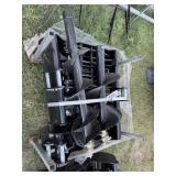 9 piece mini excavator attachment set. (new)