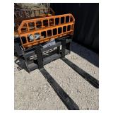 Land Honor PF-11-3500G skid steer pallet forks.