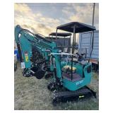 CF Industry KVT6R gas powered mini excavator.