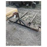Bale hauler/forks made for tractor