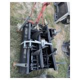 9 piece mini excavator attachment set. (new)