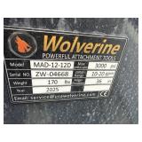 Wolverine Model MAD-12-12D Mini Skid Steer Auger