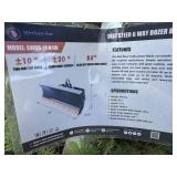 Wolverine SWDB-11-84W skid steer 6 way blade.
