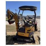 CF Industry QK20R gas powered mini excavator.