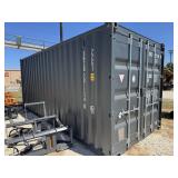 New 20' shipping container. contents not