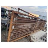 13-24' free standing live stock panels. One had a