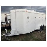 5 cut custom exotic trailer with roof top AC.