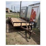 16' utility trailer. Good floor and tires. One