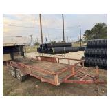 16' utility trailer. No title.