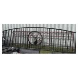 16' Arch Top Custom Gate with Whitetail Insert