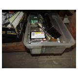 Shelf Full of Assorted Parts, Tools, Etc.