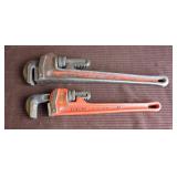 Ridgid, 14' and 18' Pipe Wrenches