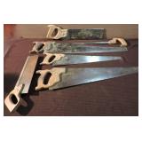 Assorted Hand Saws