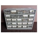 Organizer with Screws, Washers, Etc,