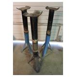 (3) Fixed Height Jack Stands