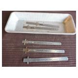 Snap-On Depth Rules, Etc.