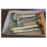 (2) Upholstery and (2) Auto Body Hammers