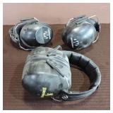 3 Pair of Shooters Ear Muffs