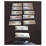 (12) Frost 18-276RB Lock-Back Knives