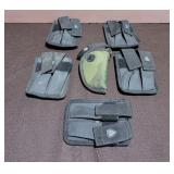 Assorted Magazine Holders and 1 Holster
