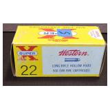 500 Rounds of Western Super X .22 LR Cartridges
