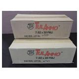 Tulamo 7.62x39 Cartridges, FMJ