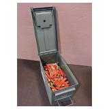 Assorted 410 Gauge Shells in Metal Ammo Container