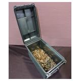Assorted .223 Cartridges in Poly Ammo Container