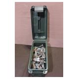 Assorted 7.62x39 Cartridges in Poly Ammo Container