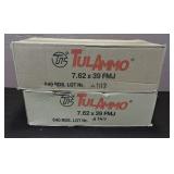 Tulamo 7.62x39 Cartridges, 122 Grain