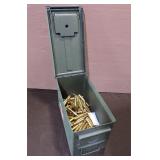 Assorted .270 Cartridges in Metal Ammo Container